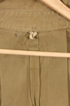 1940s estimated 38 M1942 Airborne jump jacket with button corrosion, good condition, used.