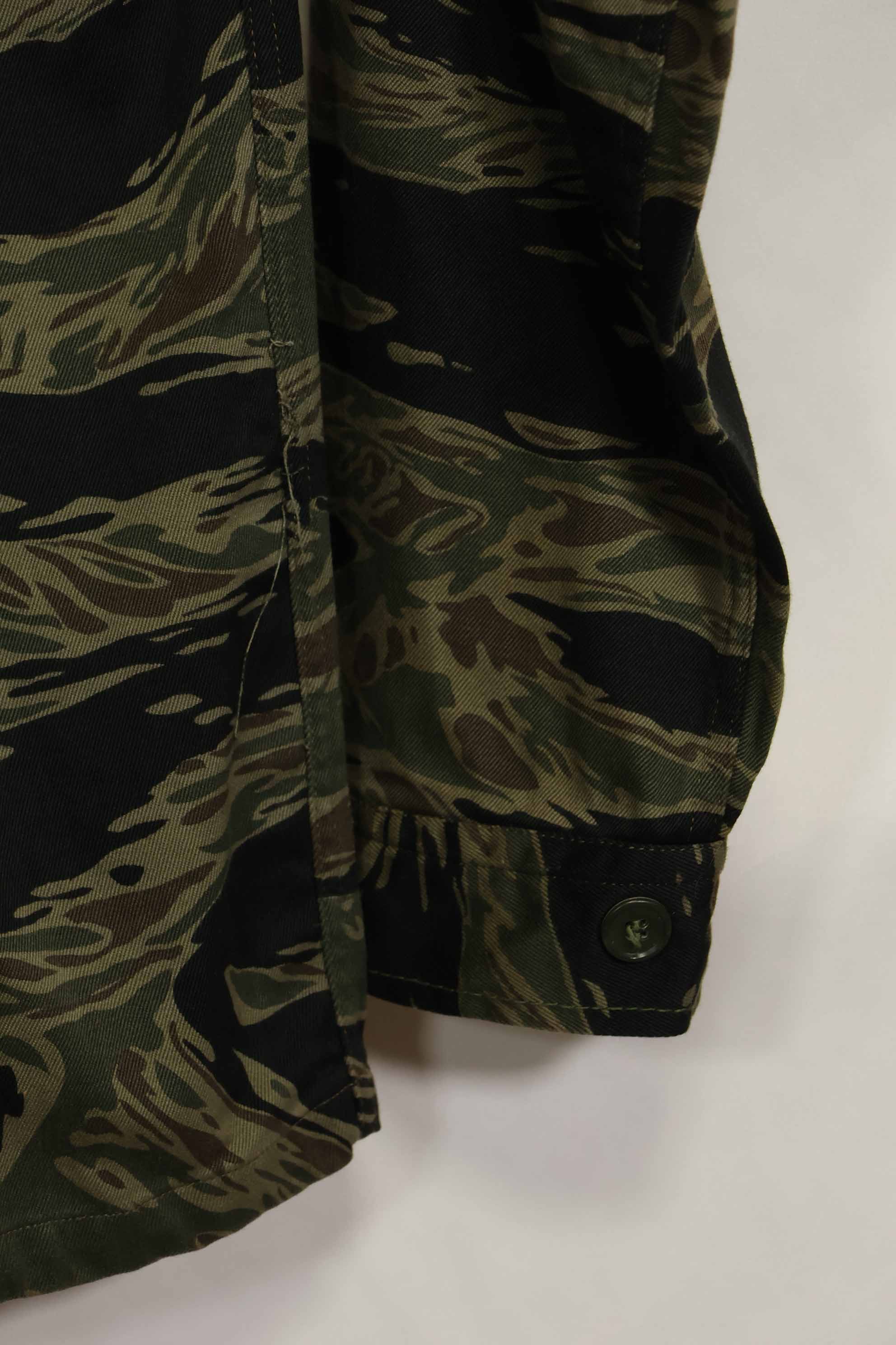 1960年代　シルバータイガー　タイガーストライプシャツ　A-M　状態良い　中古品