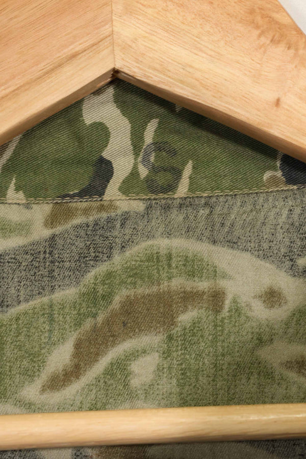 1960年代　タイガーストライプ　シャツ　CIDGパターン　初付けパッチ付き　中古品