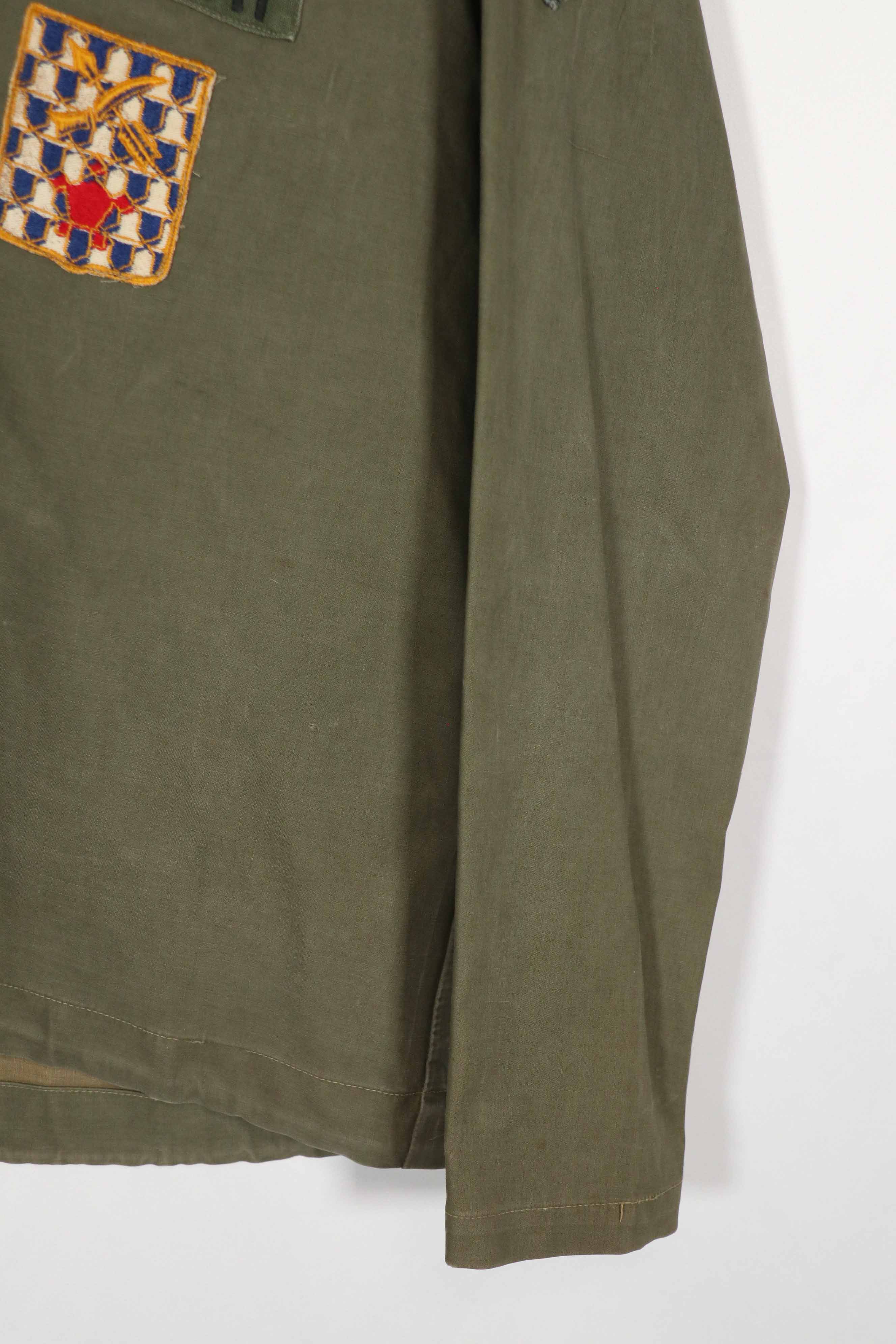 実物　US NAVY デッキジャケット　第一歩兵師団　第16歩兵連隊　レア品　中古品