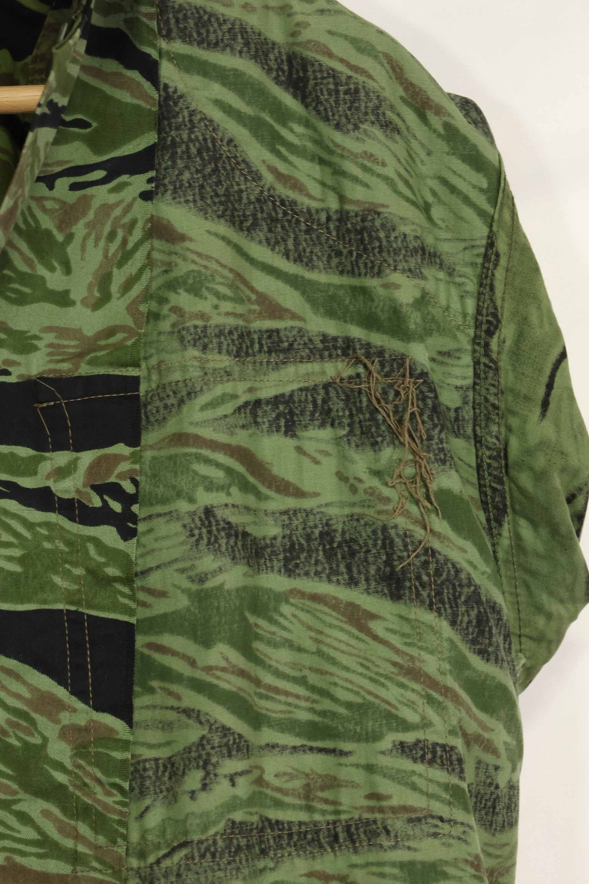 1968年製　4th Model VNMC タイガーストライプ　シャツ　ほぼ未使用品　サイズ A-3