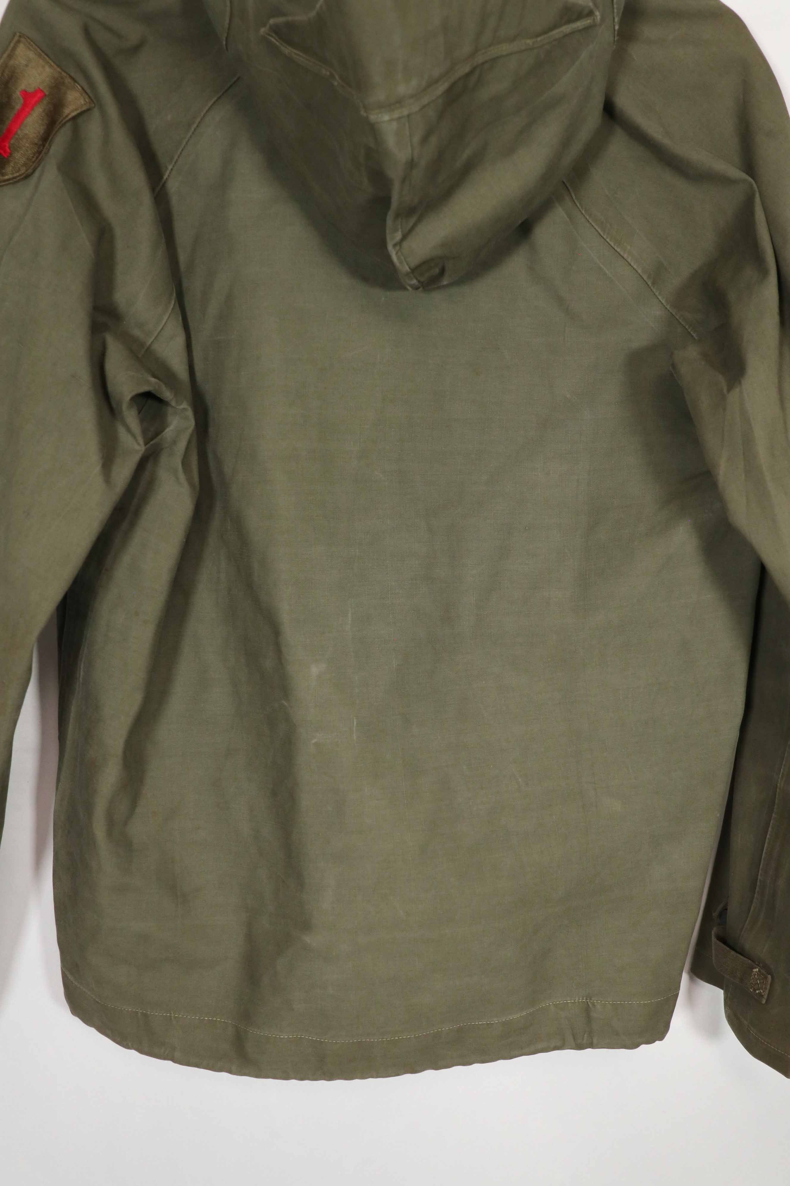 実物　US NAVY デッキジャケット　第一歩兵師団　第16歩兵連隊　レア品　中古品