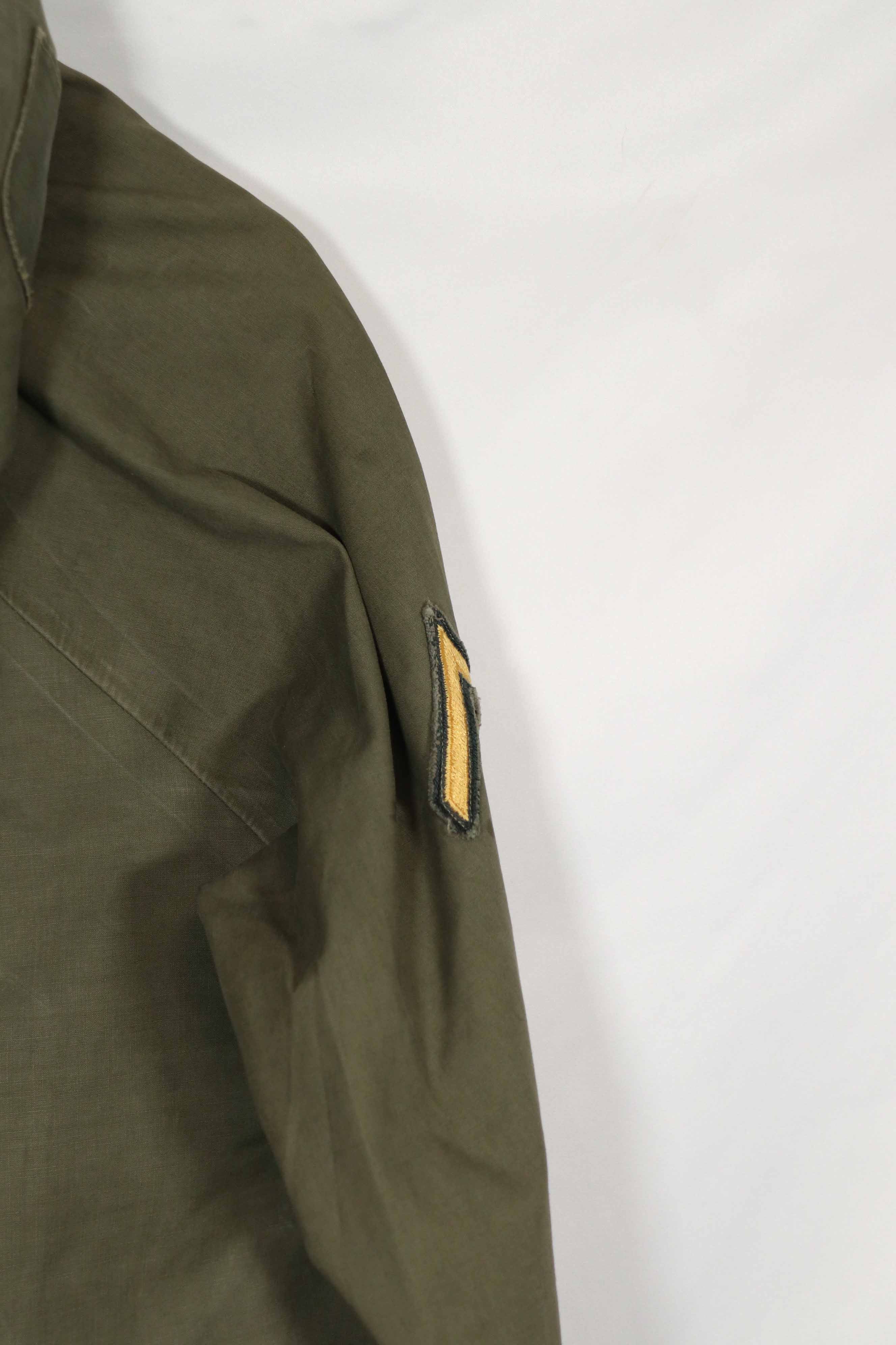 実物　US NAVY デッキジャケット　第一歩兵師団　第16歩兵連隊　レア品　中古品