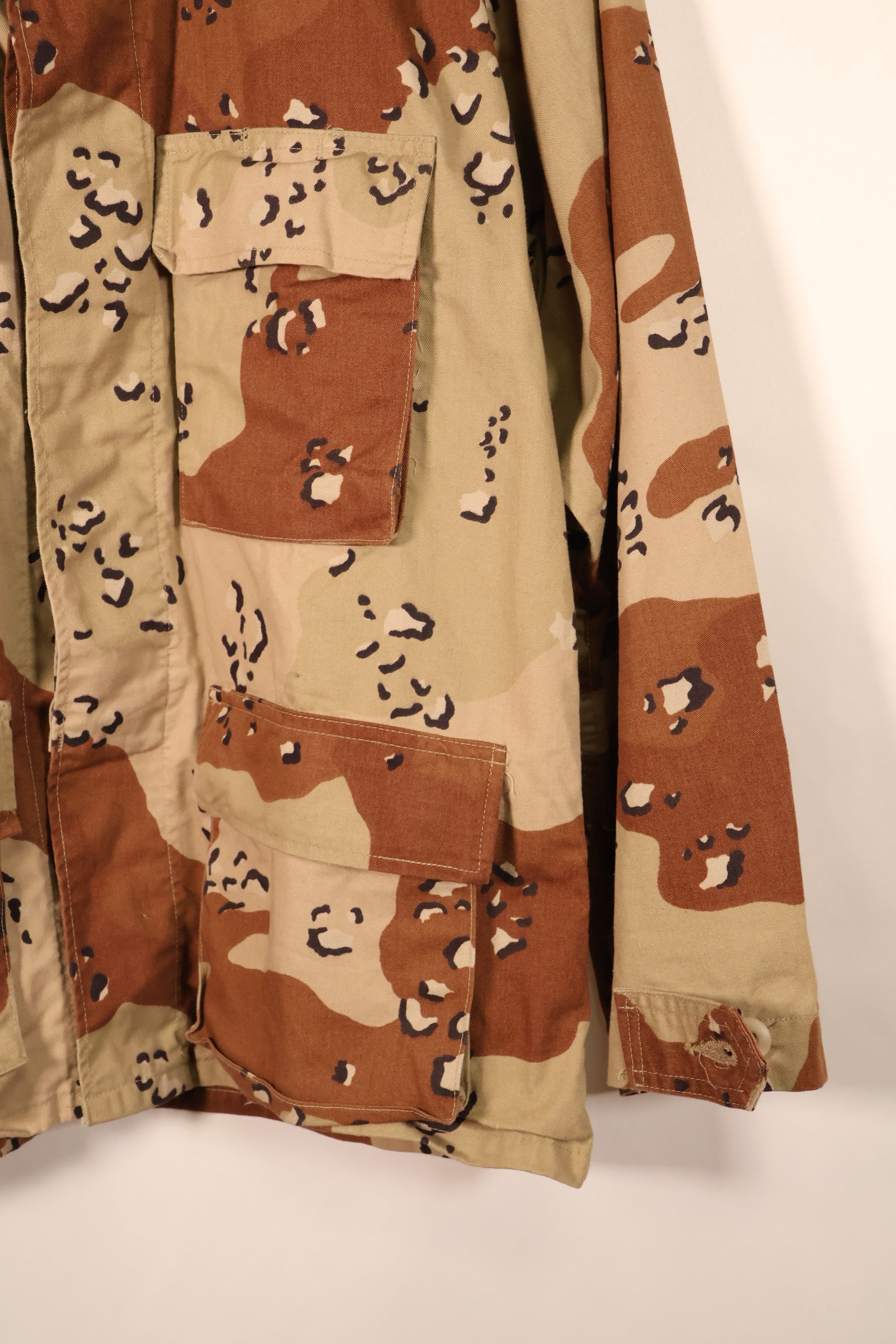 1990 Contract, M-X-S, 6C Desert Pattern, Chocolate Chip Camo Jacket, Late Model, Used