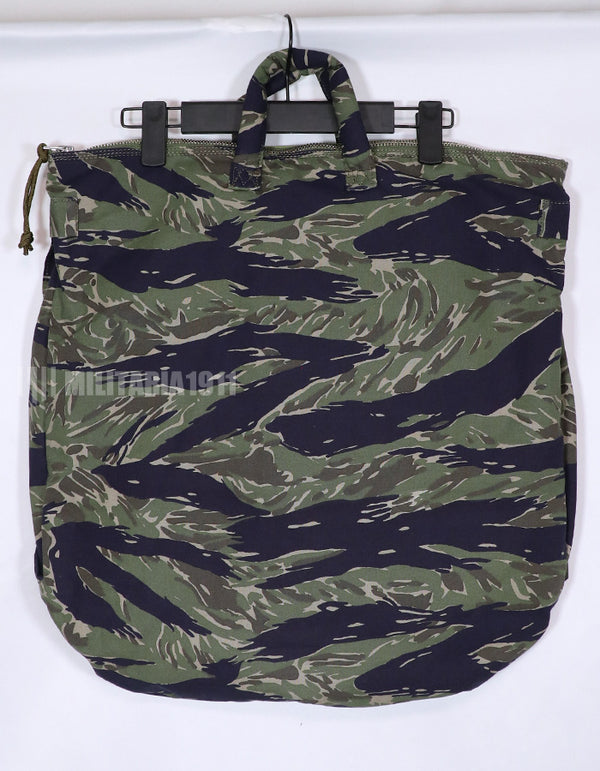 MILITARIA 1911 タイガーストライプヘルメットバッグ　TO78沖縄タイガーパターンタイプ　MADE IN JAPAN