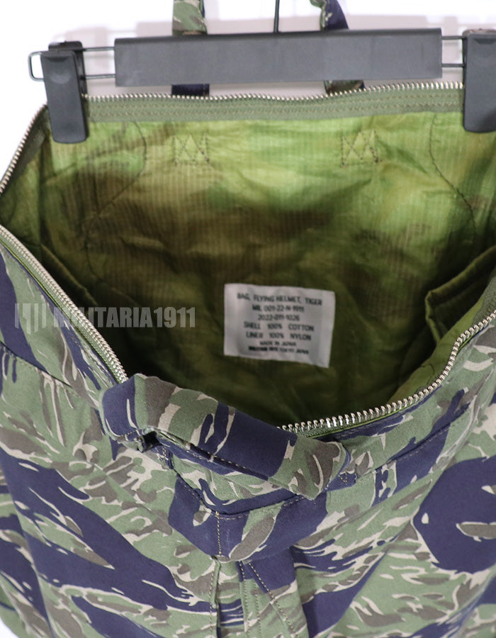 MILITARIA 1911 タイガーストライプヘルメットバッグ　TO78沖縄タイガーパターンタイプ　MADE IN JAPAN