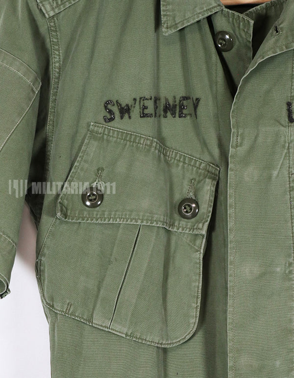 実物　1st Model ジャングルファティーグ 半袖カスタム USAF
