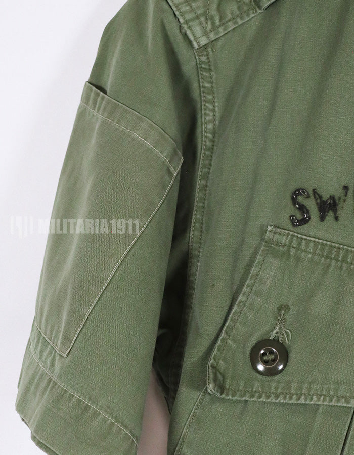 実物　1st Model ジャングルファティーグ 半袖カスタム USAF