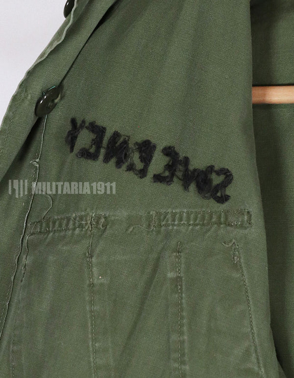 実物　1st Model ジャングルファティーグ 半袖カスタム USAF