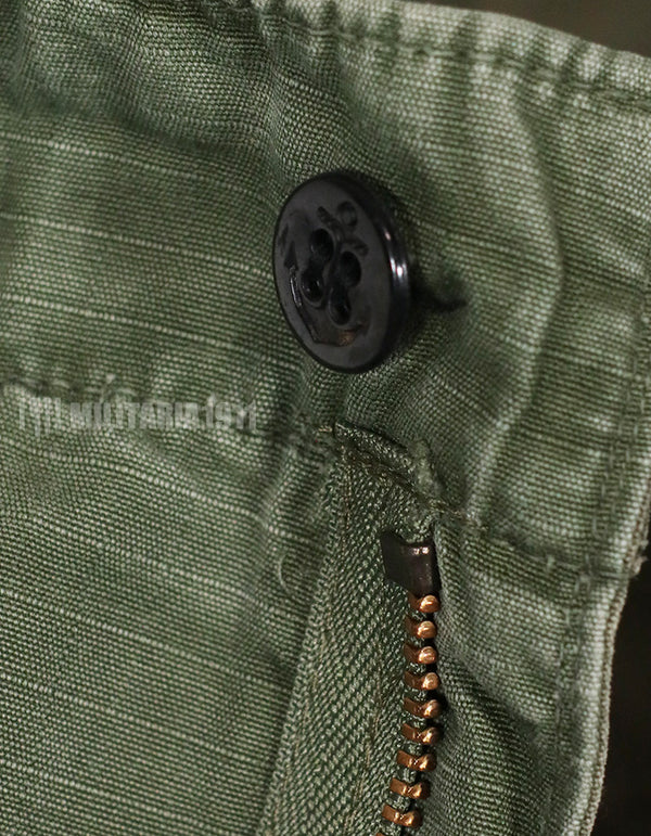 実物　1969年製　4th Model ジャングルファティーグ S-R　パンツ　使用感あり