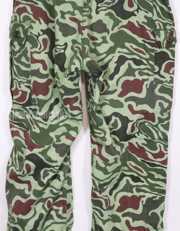 実物　韓国軍　特殊部隊　ヌードル迷彩　ベトナム戦争戦後品