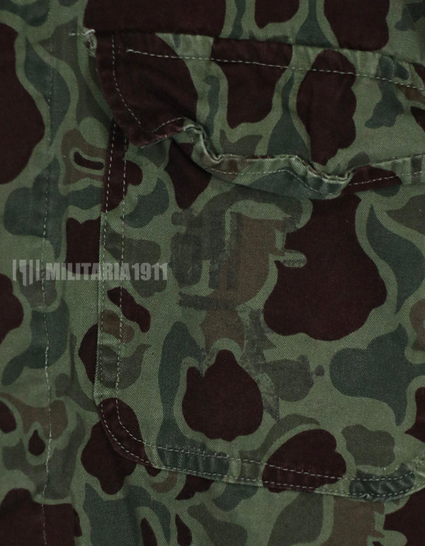 実物　韓国海兵隊　ダッグハンター迷彩　ジャケット　ベトナム戦争中