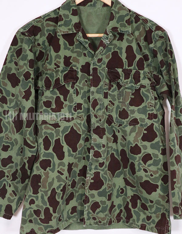 実物　韓国海兵隊　ダッグハンター迷彩　ジャケット　ベトナム戦争中