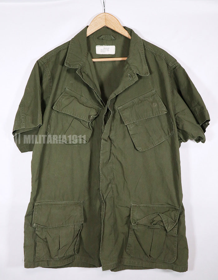 実物 3rd Model ジャングルファティーグ 半袖カスタム USAF 徽章跡あり　状態よい