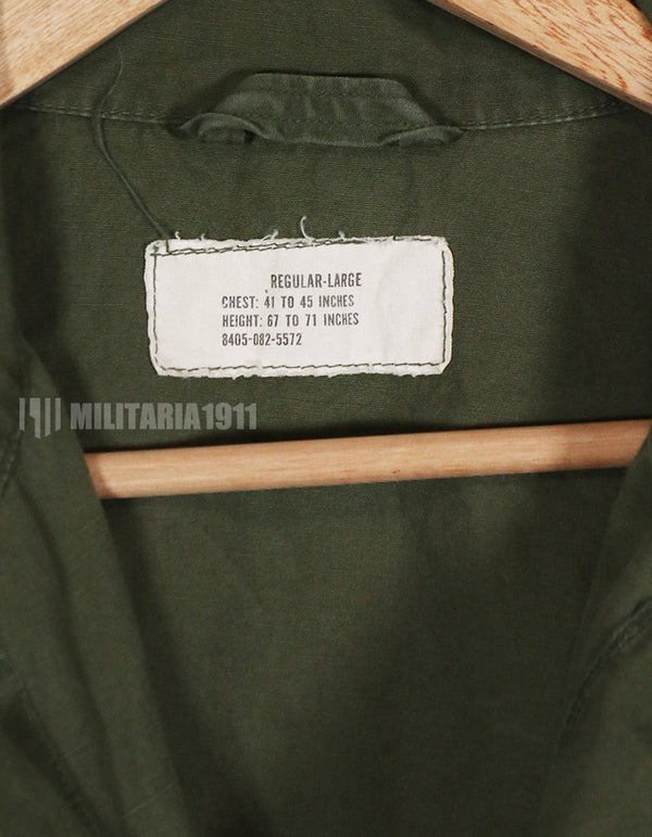 実物 3rd Model ジャングルファティーグ 半袖カスタム USAF 徽章跡あり　状態よい