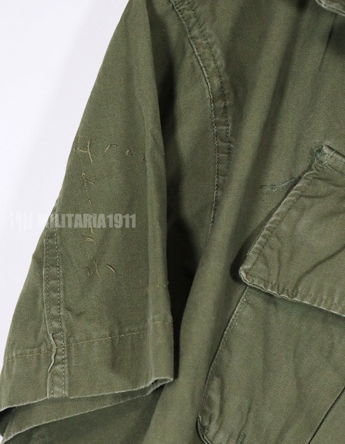 実物 3rd Model ジャングルファティーグ 半袖カスタム USAF 徽章跡あり　状態よい