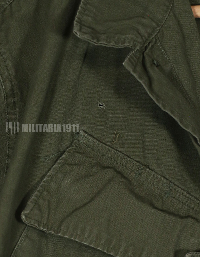 実物 3rd Model ジャングルファティーグ 半袖カスタム USAF 徽章跡あり　状態よい