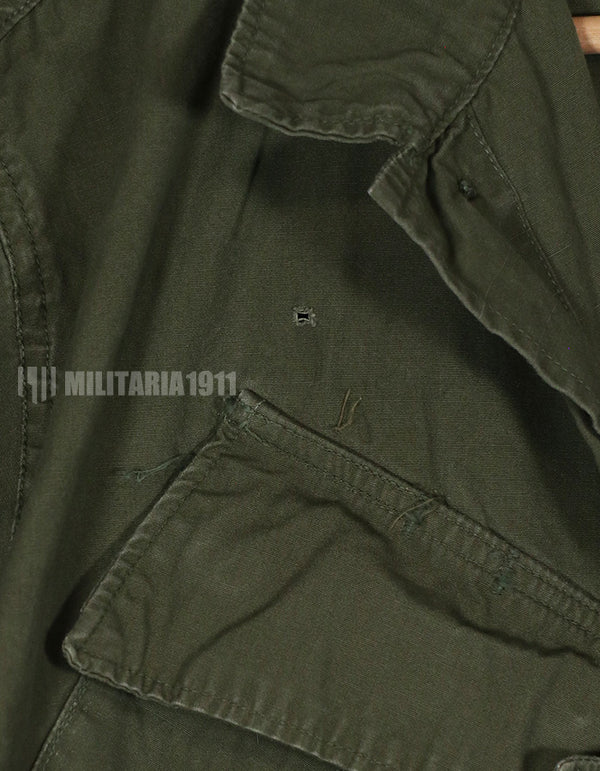 実物 3rd Model ジャングルファティーグ 半袖カスタム USAF 徽章跡あり　状態よい