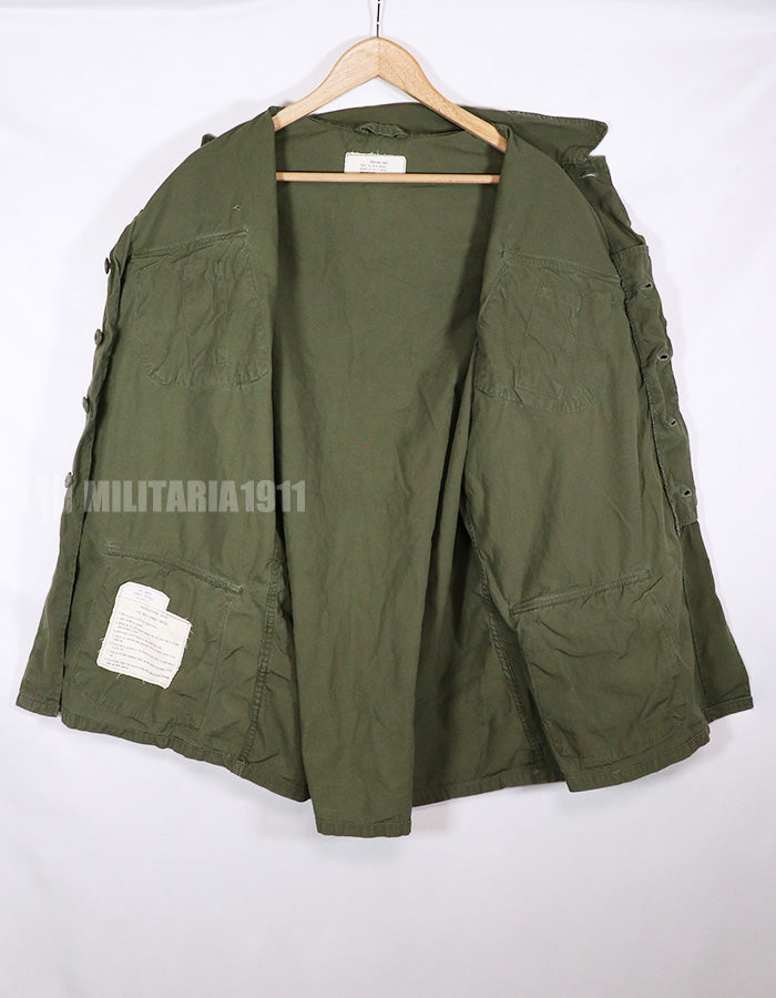 実物 3rd Model ジャングルファティーグ 半袖カスタム USAF 徽章跡あり　状態よい