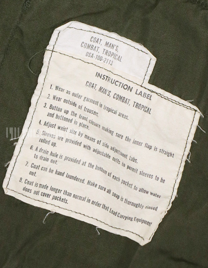 実物 3rd Model ジャングルファティーグ 半袖カスタム USAF 徽章跡あり　状態よい