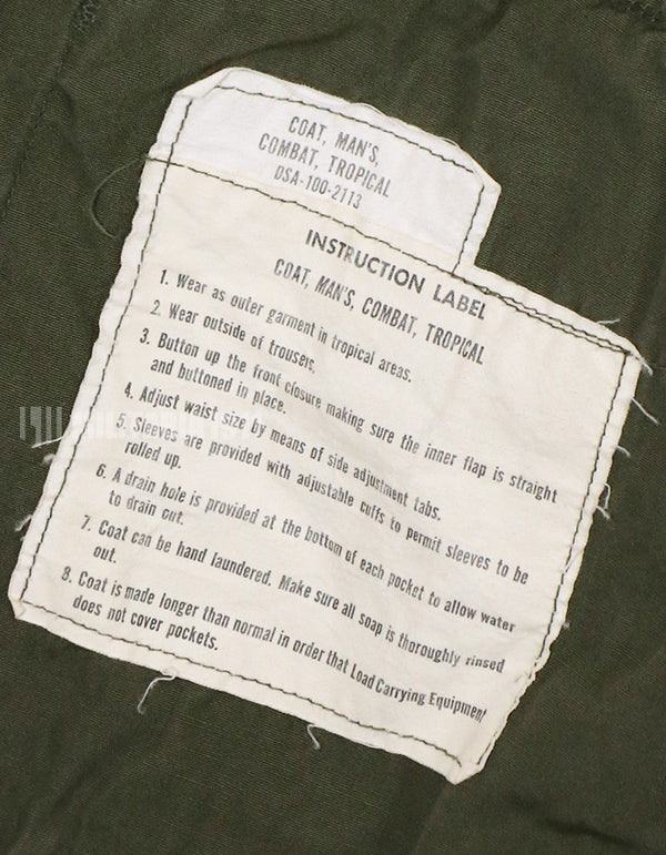実物 3rd Model ジャングルファティーグ 半袖カスタム USAF 徽章跡あり　状態よい