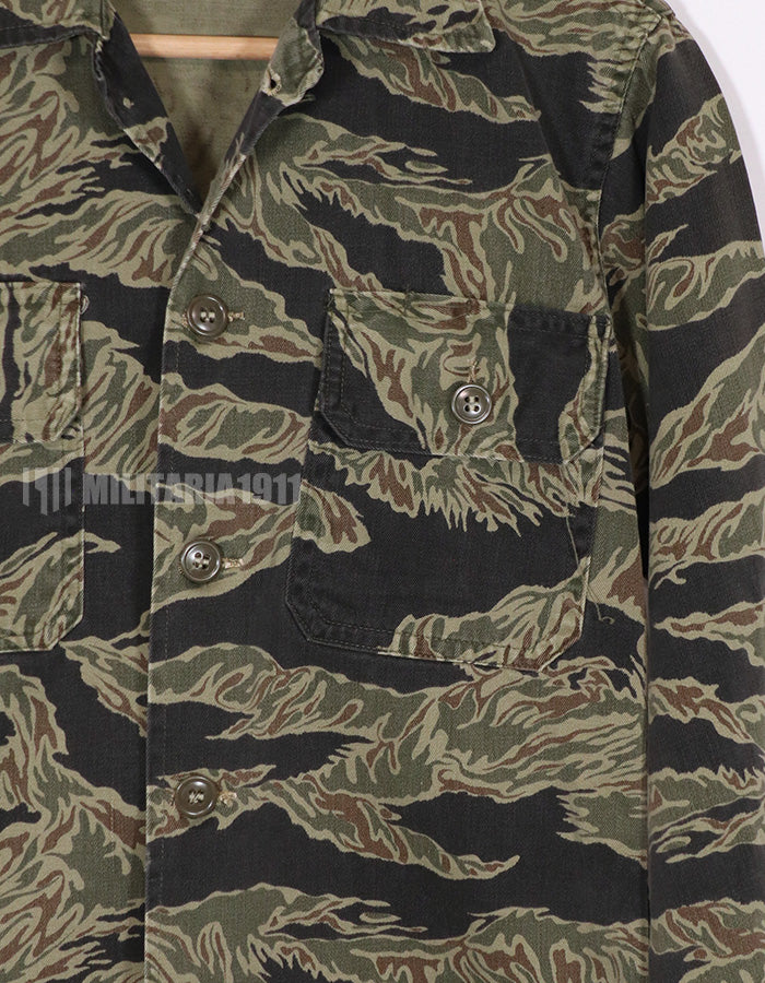 実物　Zig Zagパターン　タイガーストライプ　ジャケット　状態よい