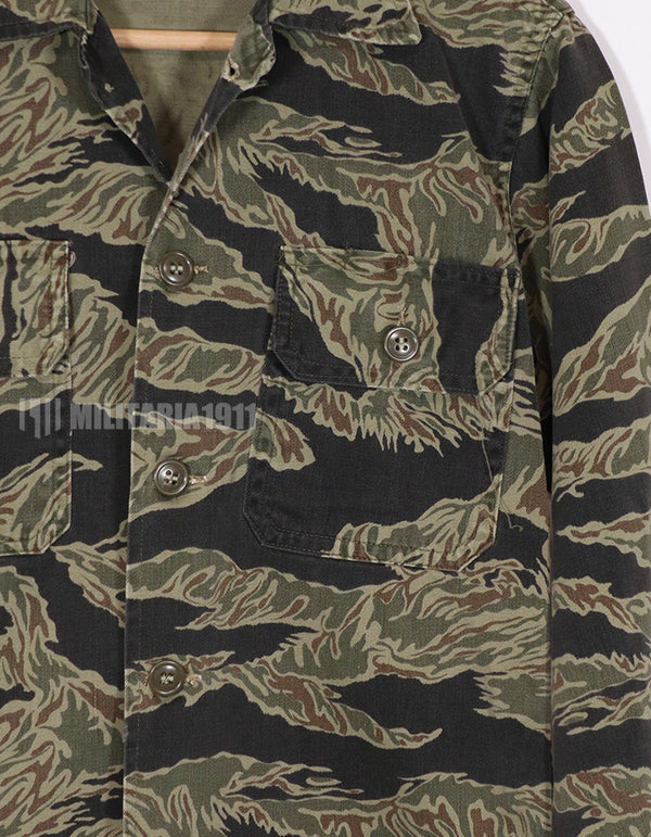 実物　Zig Zagパターン　タイガーストライプ　ジャケット　状態よい