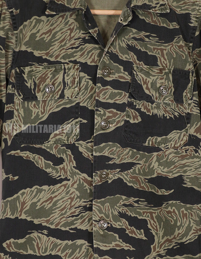 実物　Zig Zagパターン　タイガーストライプ　ジャケット　状態よい