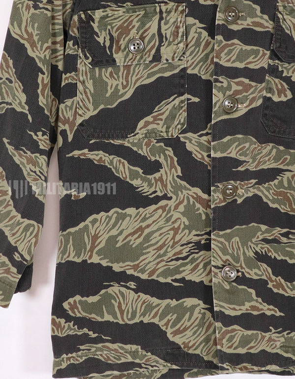 実物　Zig Zagパターン　タイガーストライプ　ジャケット　状態よい