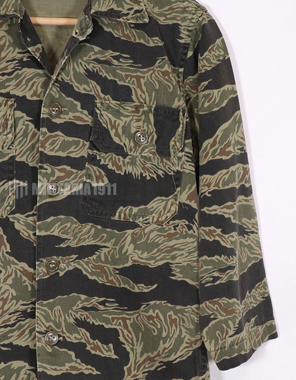 実物　Zig Zagパターン　タイガーストライプ　ジャケット　状態よい