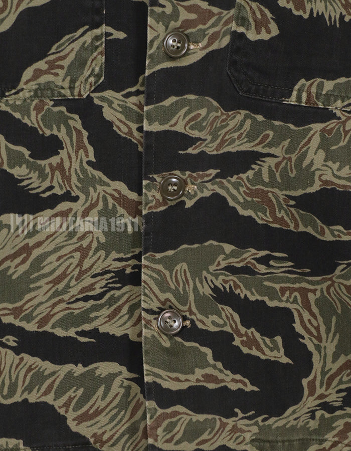 実物　Zig Zagパターン　タイガーストライプ　ジャケット　状態よい