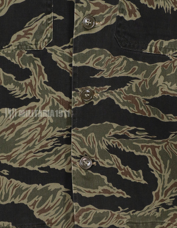 実物　Zig Zagパターン　タイガーストライプ　ジャケット　状態よい