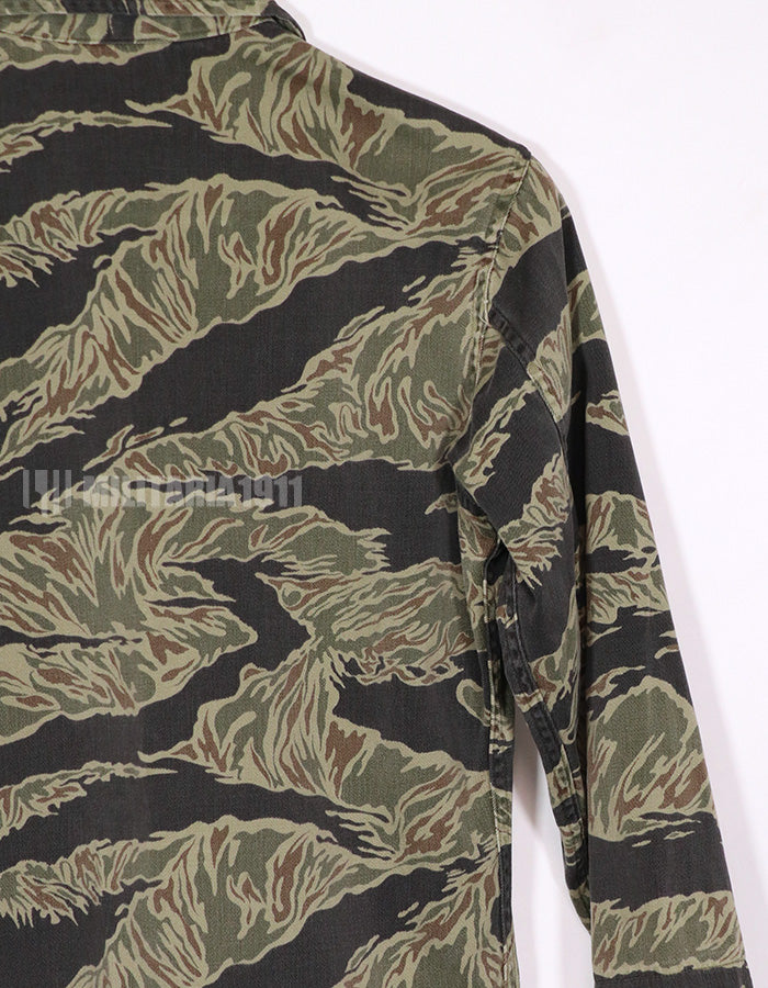 実物　Zig Zagパターン　タイガーストライプ　ジャケット　状態よい