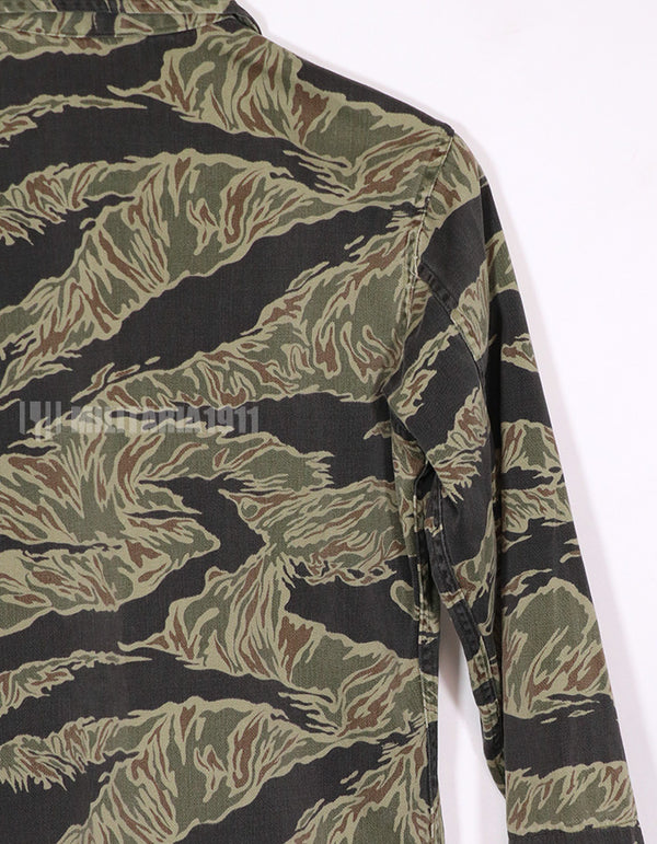 実物　Zig Zagパターン　タイガーストライプ　ジャケット　状態よい