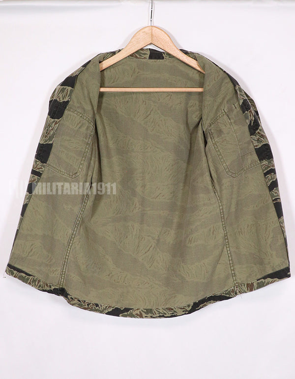 実物　Zig Zagパターン　タイガーストライプ　ジャケット　状態よい