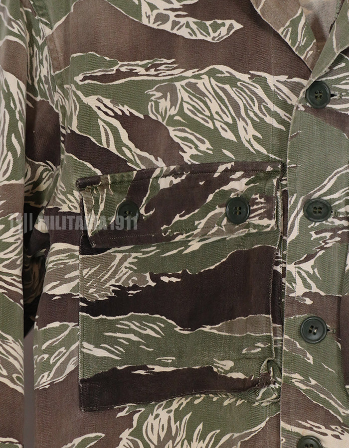 実物　沖縄タイガー　USカットジャケット　退色あり　白い印象あり　補修あり