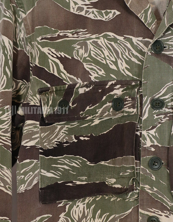 実物　沖縄タイガー　USカットジャケット　退色あり　白い印象あり　補修あり