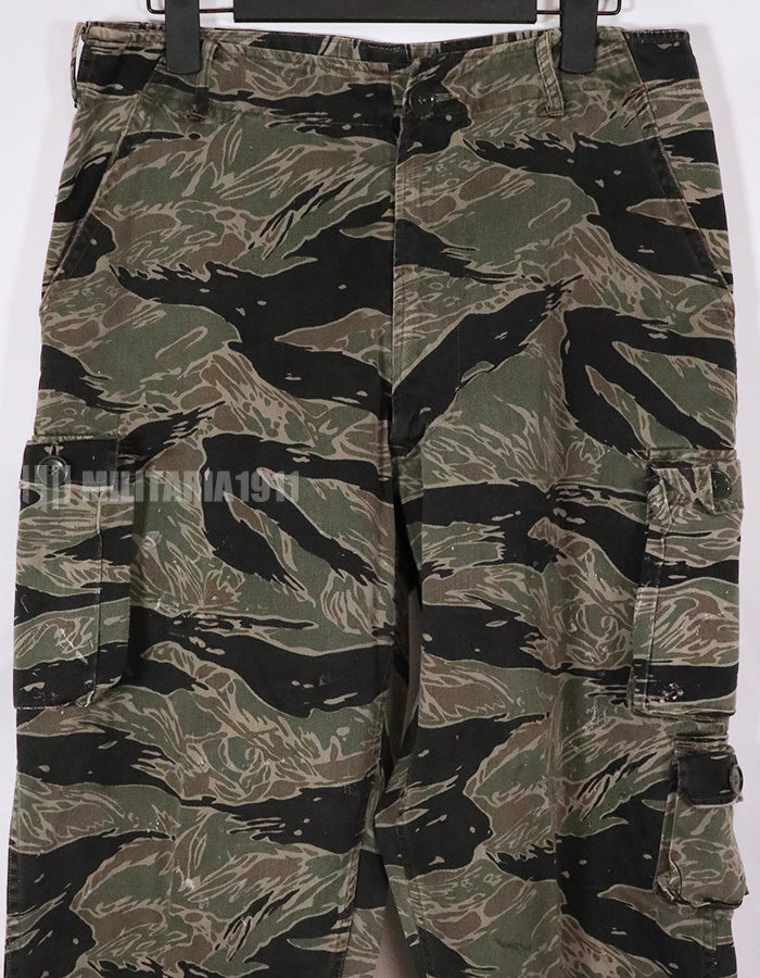 実物　シルバータイガーストライプ　USカット　サイズスタンプ　判別不可　パンツ