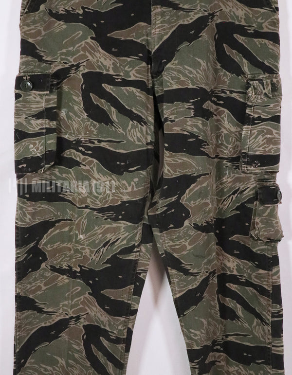 実物　シルバータイガーストライプ　USカット　サイズスタンプ　判別不可　パンツ