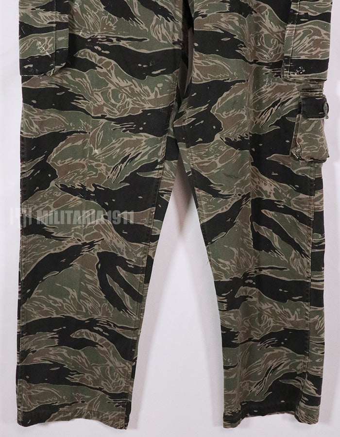 実物　シルバータイガーストライプ　USカット　サイズスタンプ　判別不可　パンツ