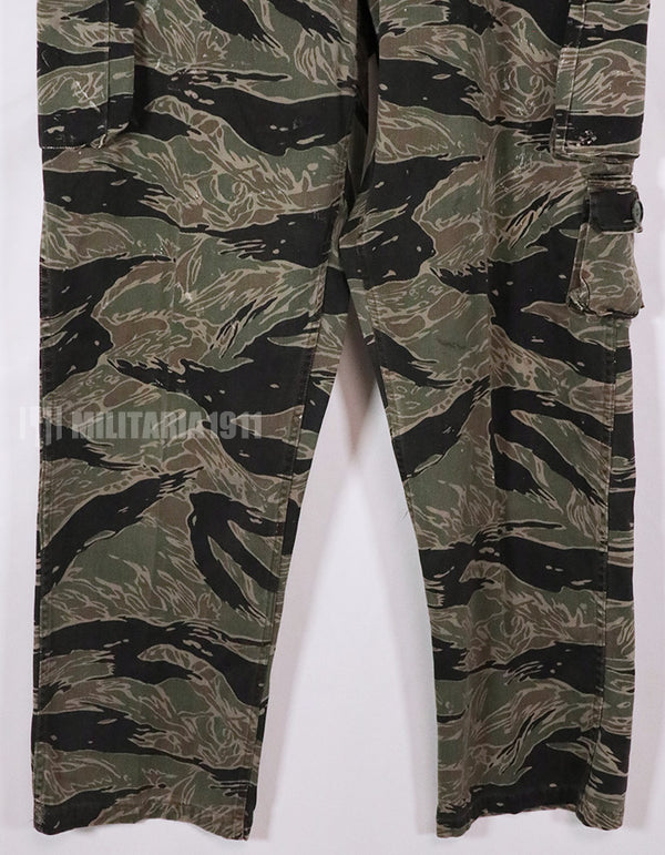 実物　シルバータイガーストライプ　USカット　サイズスタンプ　判別不可　パンツ