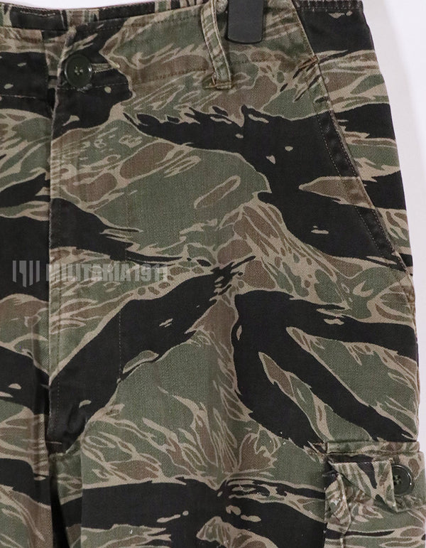 実物　シルバータイガーストライプ　USカット　サイズスタンプ　判別不可　パンツ