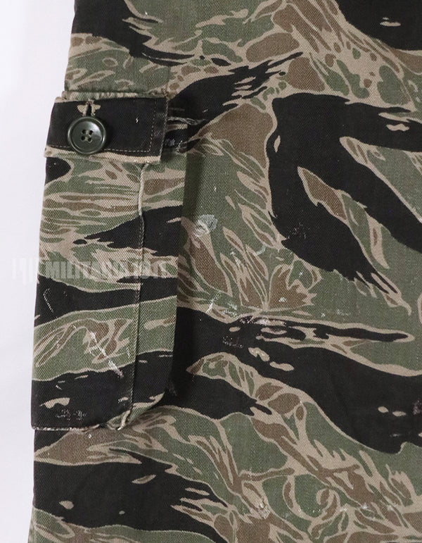 実物　シルバータイガーストライプ　USカット　サイズスタンプ　判別不可　パンツ