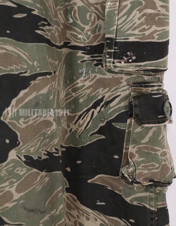 実物　シルバータイガーストライプ　USカット　サイズスタンプ　判別不可　パンツ