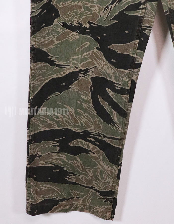 実物　シルバータイガーストライプ　USカット　サイズスタンプ　判別不可　パンツ