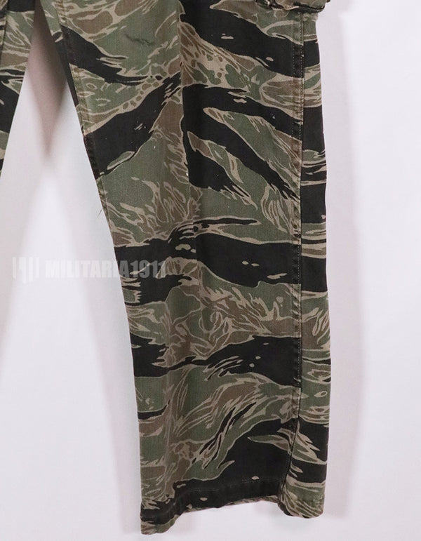 実物　シルバータイガーストライプ　USカット　サイズスタンプ　判別不可　パンツ