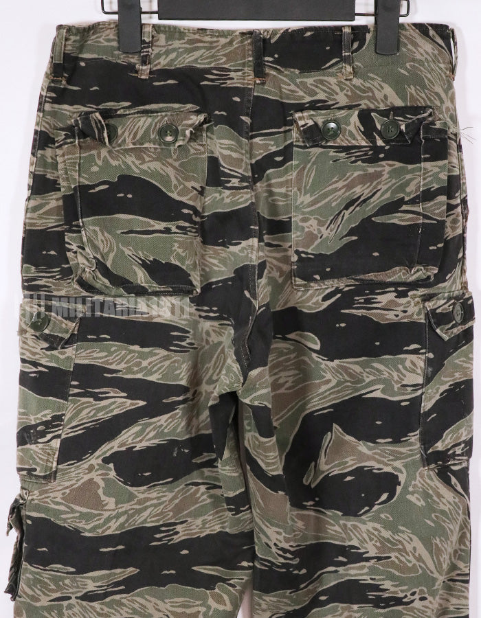 実物　シルバータイガーストライプ　USカット　サイズスタンプ　判別不可　パンツ