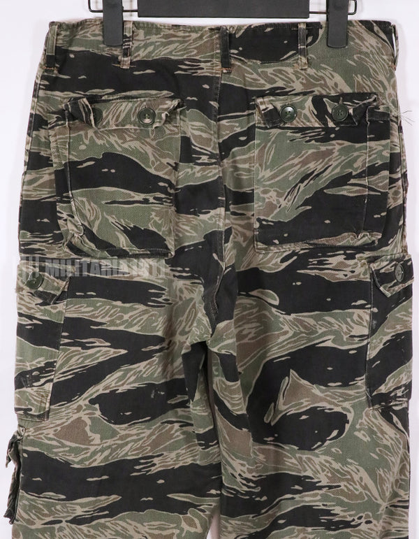 実物　シルバータイガーストライプ　USカット　サイズスタンプ　判別不可　パンツ