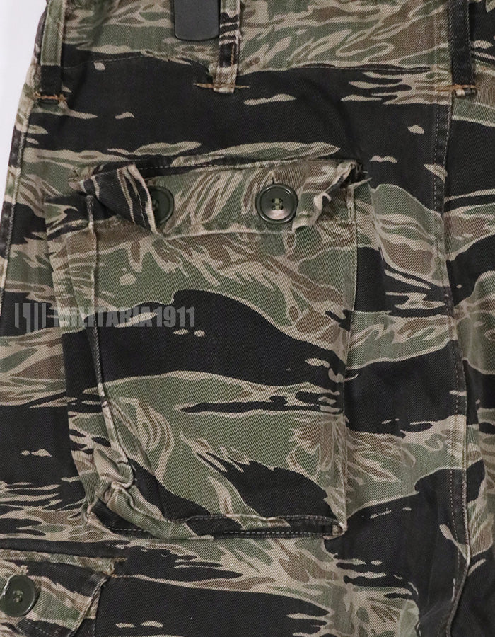 実物　シルバータイガーストライプ　USカット　サイズスタンプ　判別不可　パンツ