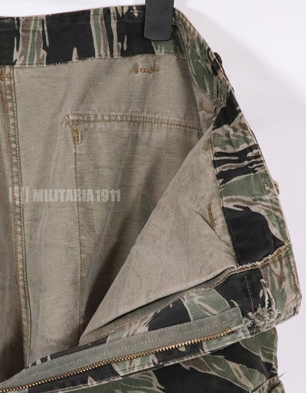 実物　シルバータイガーストライプ　USカット　サイズスタンプ　判別不可　パンツ